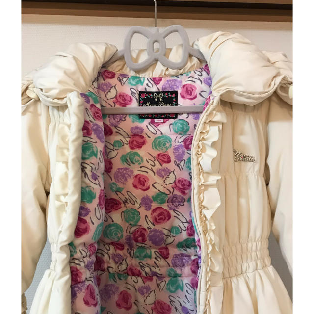 mezzo piano(メゾピアノ)のメゾピアノ　ダウンコート キッズ/ベビー/マタニティのキッズ服女の子用(90cm~)(コート)の商品写真