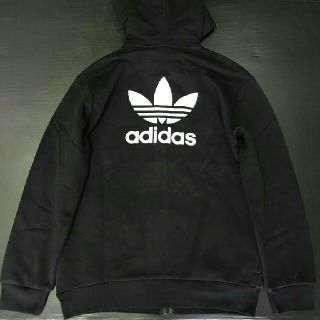 オリジナル(Original)の【最終価格】新品タグadidasジップアップパーカーMアディダスBLACK(パーカー)