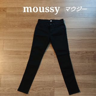 マウジー(moussy)の■ MOUSSY ■ マウジー　スキニー　ブラック　ストレッチ　美品(スキニーパンツ)