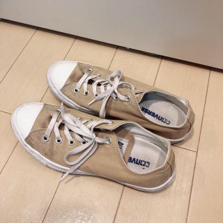 コンバース(CONVERSE)のコンバース軽量ベージュ　25.5センチ(スニーカー)