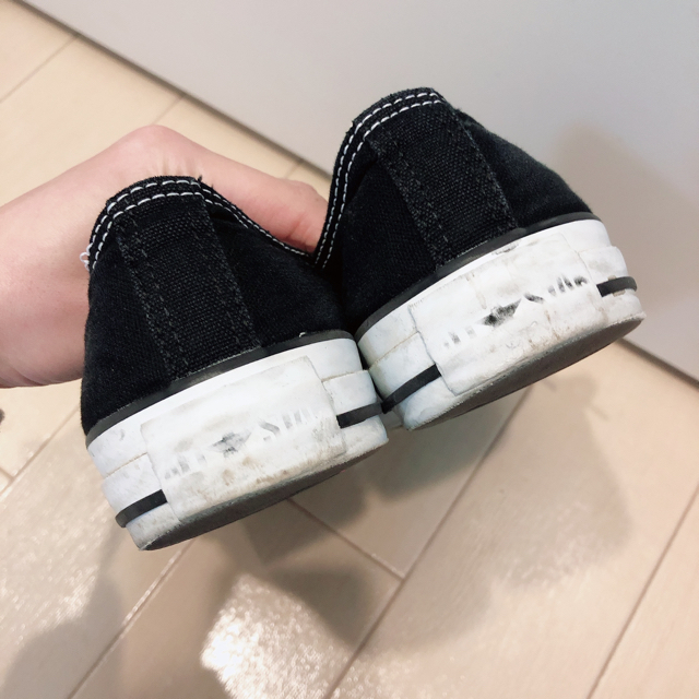 CONVERSE(コンバース)のコンバース　ブラック　25.5センチ レディースの靴/シューズ(スニーカー)の商品写真