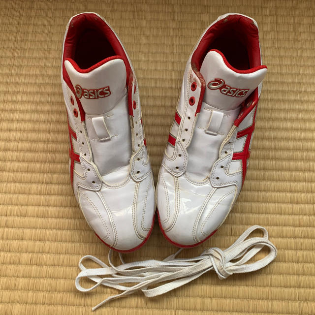 asics(アシックス)のasics アシックス　野球　スパイク　26.5センチ　中古 スポーツ/アウトドアの野球(シューズ)の商品写真