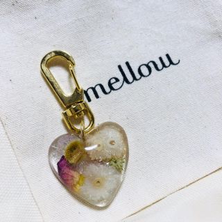 カスタネ(Kastane)のumberheart key ring shell glitter mellow(キーホルダー/ストラップ)