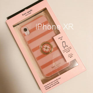ケイトスペードニューヨーク(kate spade new york)の【最終】iPhone XR Kate spade ピンク スマホケース 新品(iPhoneケース)
