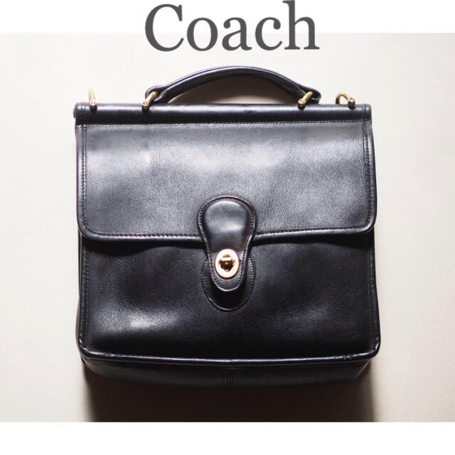 ショルダーバッグ【美品 名作】Old Coach ウィリス 2way スクエアバッグ オールド