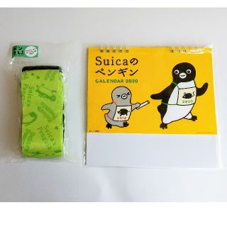 ジェイアール(JR)のSuicaのペンギン スーツケースベルト+ Suicaのペンギンカレンダー(キャラクターグッズ)