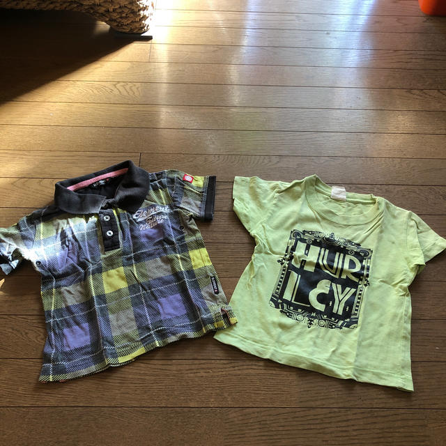 Hurley(ハーレー)のELEMENT  & Hurley  ２枚セット100センチサーフィン　スケボー キッズ/ベビー/マタニティのキッズ服男の子用(90cm~)(Tシャツ/カットソー)の商品写真