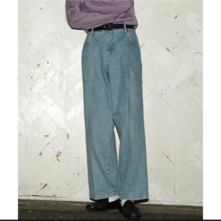 サンシー(SUNSEA)のNEON SIGN WIDE DENIM SLACKS 'USED'(デニム/ジーンズ)