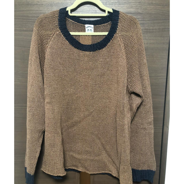 SUNSEA(サンシー)のsunsea paper linen knit sweater メンズのトップス(ニット/セーター)の商品写真