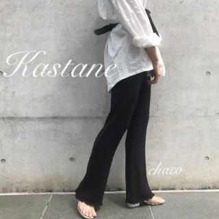 カスタネ(Kastane)の新品¥5292【Kastane】ジャガードカットパンツ イージーパンツ(カジュアルパンツ)