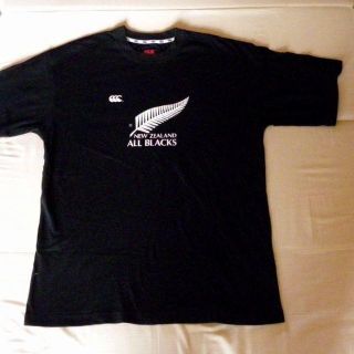 カンタベリー(CANTERBURY)の値下げ：カンタベリー オールブラックス Tシャツ【中古】(Tシャツ/カットソー(半袖/袖なし))