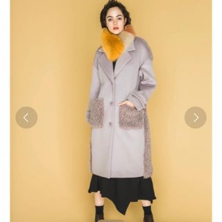 レイミー(LAYMEE)の再値下げ LAYMEE ♡ Acton poodle coat プードルコート(ロングコート)