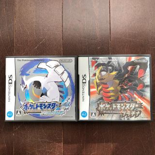 ニンテンドウ(任天堂)のポケットモンスター プラチナ & ソウルシルバー(携帯用ゲームソフト)