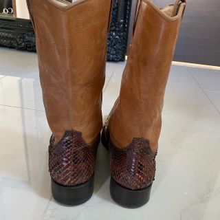 最大5000円OFFクーポン ドルチェ&ガッバーナ パイソンウエスタンブーツ
