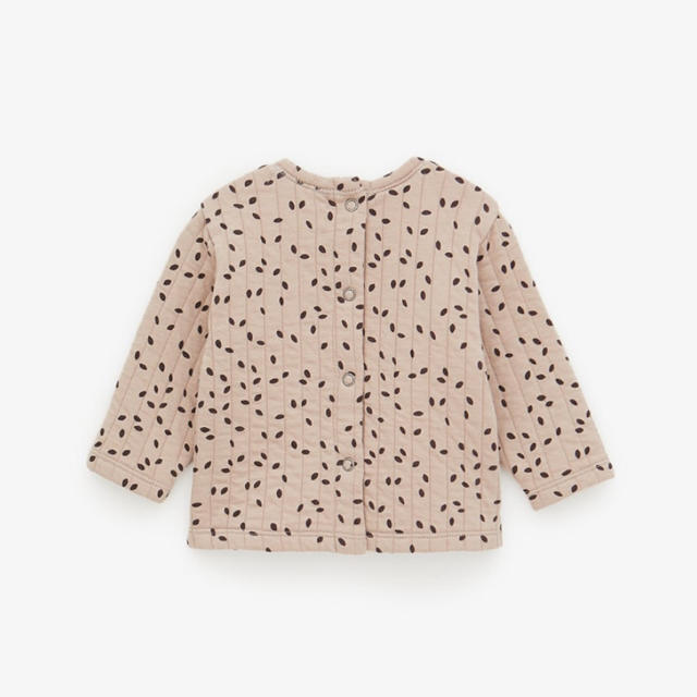 zara babyプリント柄キルティングスウェットシャツ美品 キッズ/ベビー/マタニティのキッズ服女の子用(90cm~)(Tシャツ/カットソー)の商品写真