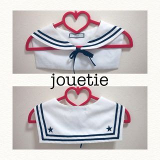 ジュエティ(jouetie)のjouetie セーラー風付け襟 白(つけ襟)