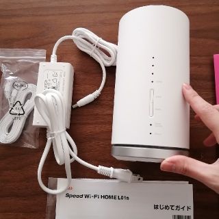 エーユー(au)のWi-Fiルーター　au　SpeedWi-FiHOMEL01s(PC周辺機器)