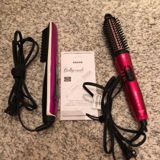 テスコム(TESCOM)のマイナスイオン　2WAY ブラシ　ヘアーアイロン (ヘアアイロン)