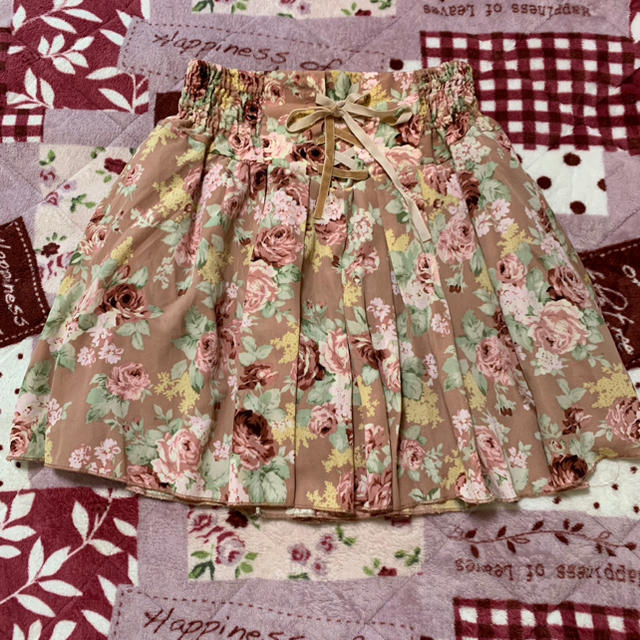 LIZ LISA(リズリサ)のLIZLISA ローズウエスト編み上げスカート レディースのスカート(ミニスカート)の商品写真