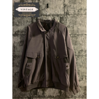 コムデギャルソン(COMME des GARCONS)の【80s 90s】vintage blouson jacket 変形ポケット　紫(ブルゾン)