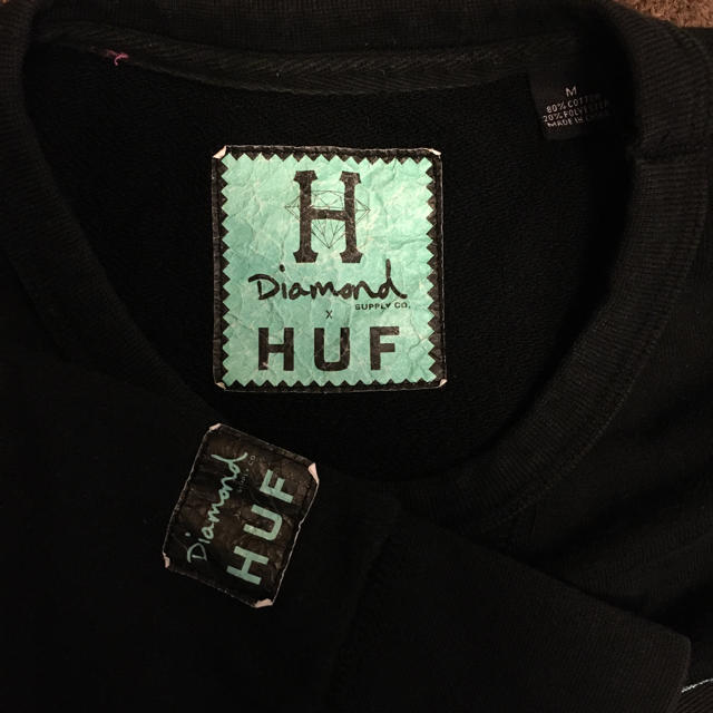 HUF(ハフ)のHUF×diamondsupplyco コラボ　トレーナー メンズのトップス(スウェット)の商品写真