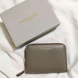 ジェイアンドエムデヴィッドソン(J&M DAVIDSON)のj&m davidson スモールジップパース ミニ財布　DIM grey (財布)