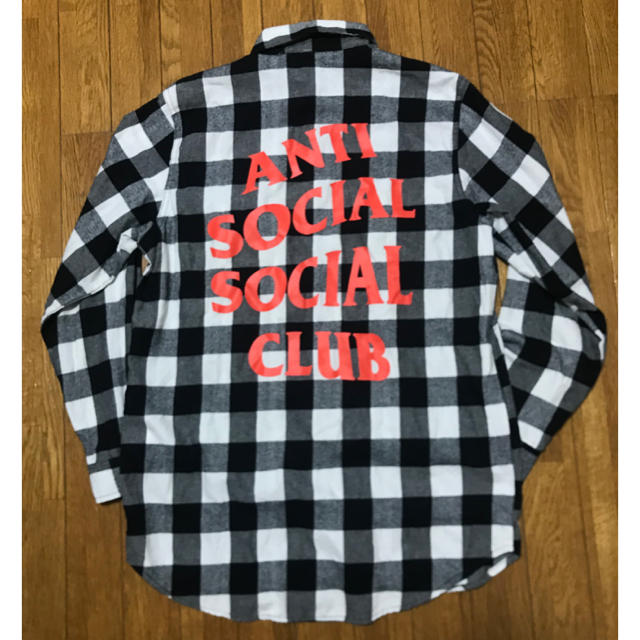 63%OFF!】 anti social club assc 希少 ネルシャツ XL asakusa.sub.jp