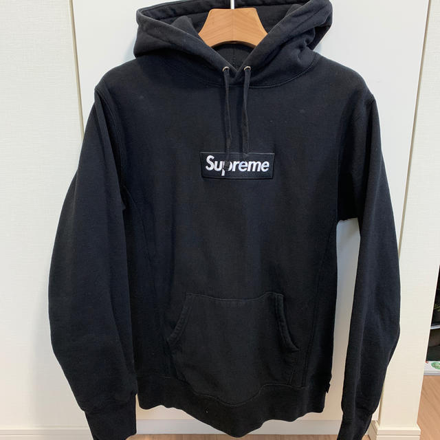 16fw box logo hooded sweatshirt M