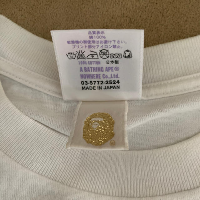 A BATHING APE(アベイシングエイプ)のエイプ　Ｔシャツ メンズのトップス(Tシャツ/カットソー(半袖/袖なし))の商品写真