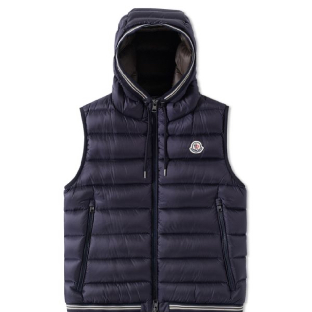 MONCLER(モンクレール)の新品タグ付【Moncler】AMIENS アミアン　ダウンベスト　ネイビー　2 メンズのジャケット/アウター(ダウンベスト)の商品写真