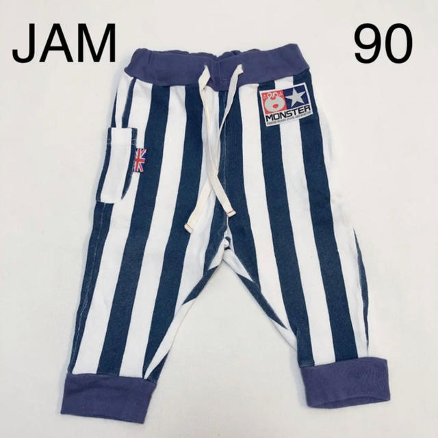 JAM(ジャム)のストライプパンツ(90) キッズ/ベビー/マタニティのキッズ服男の子用(90cm~)(パンツ/スパッツ)の商品写真