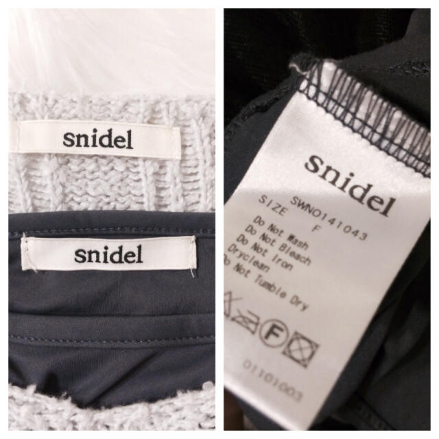 SNIDEL(スナイデル)の失恋ショコラティエ♡ワンピース レディースのワンピース(ミニワンピース)の商品写真