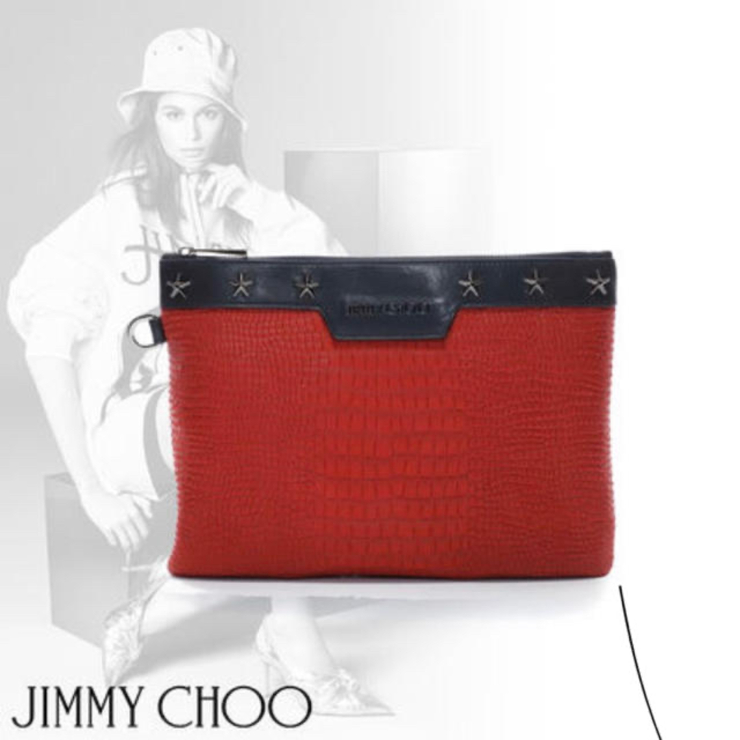 JIMMY CHOO(ジミーチュウ)の確実正規品✨新品未使用✨Jimmy Choo ジミーチュウ　クラッチ レディースのバッグ(クラッチバッグ)の商品写真