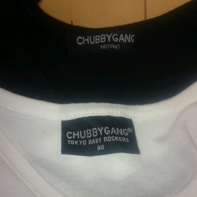 CHUBBYGANG(チャビーギャング)のCHUBBYGANG 2枚set キッズ/ベビー/マタニティのキッズ服女の子用(90cm~)(Tシャツ/カットソー)の商品写真