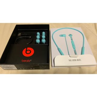 ビーツバイドクタードレ(Beats by Dr Dre)のbeats X スカイブルー(ヘッドフォン/イヤフォン)