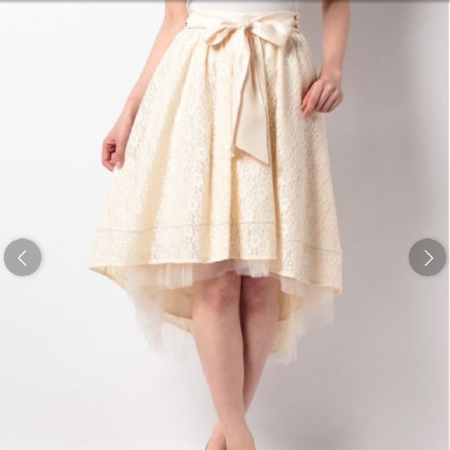axes femme(アクシーズファム)の総レースフィッシュテールスカート レディースのスカート(ロングスカート)の商品写真