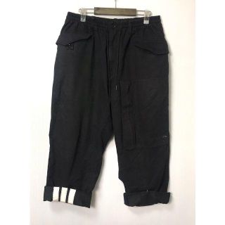 ワイスリー(Y-3)の【H】ワイスリー ヨウジヤマモト 3ストライプ ロールアップ パンツ S(ワークパンツ/カーゴパンツ)