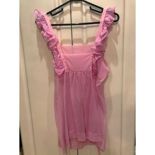 ガニーサックス(GUNNE SAX)のvintage 1950s pink babydoll(ひざ丈ワンピース)