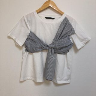 イェッカヴェッカ(YECCA VECCA)の【さつこ様専用】yecca vecca リボンデザインプルオーバー(Tシャツ(半袖/袖なし))