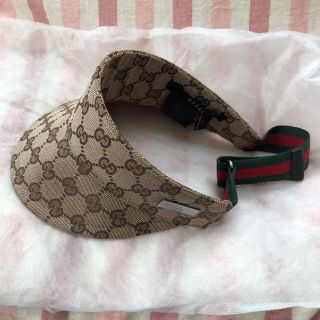 グッチ(Gucci)の【週末限定価格】 GUCCI サンバイザー(サンバイザー)