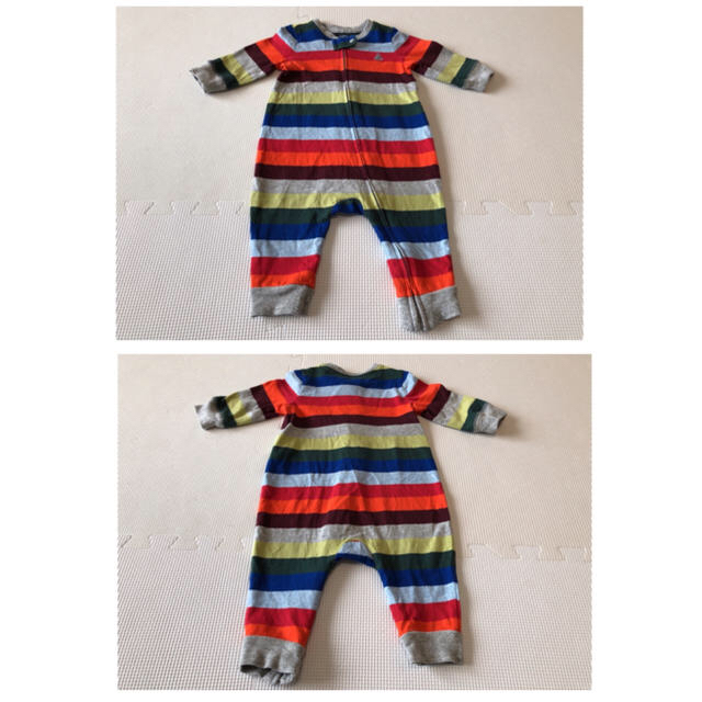 babyGAP(ベビーギャップ)のベビーギャップ babyGAP カバーオール 2点 60 帽子 1点 キッズ/ベビー/マタニティのベビー服(~85cm)(カバーオール)の商品写真