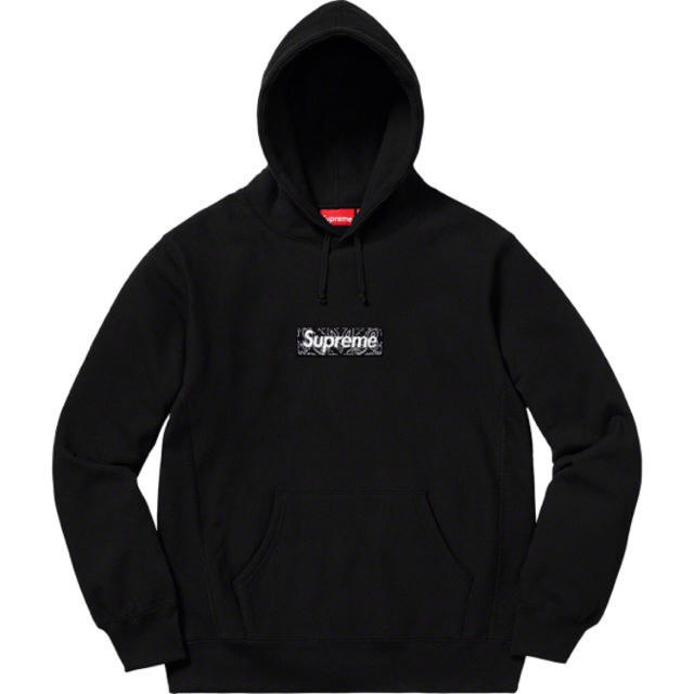 Supreme バンダナ ボックスロゴ パーカー