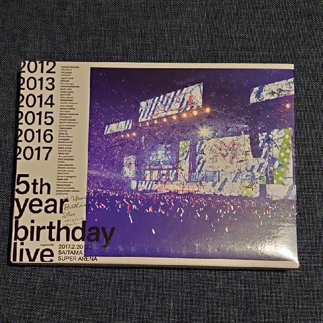 乃木坂46/5th YEAR BIRTHDAY LIVE Blu-ray-