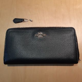 コーチ(COACH)のCOACH　長財布　訳あり　ジャンク　ブラック(長財布)