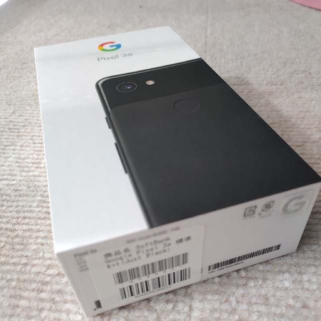 【SIMフリー】Google pixel 3a 標準セット Just Black