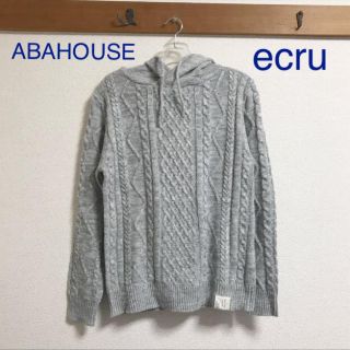 アバハウス(ABAHOUSE)のアバハウス　メンズニット　フード付き(ニット/セーター)