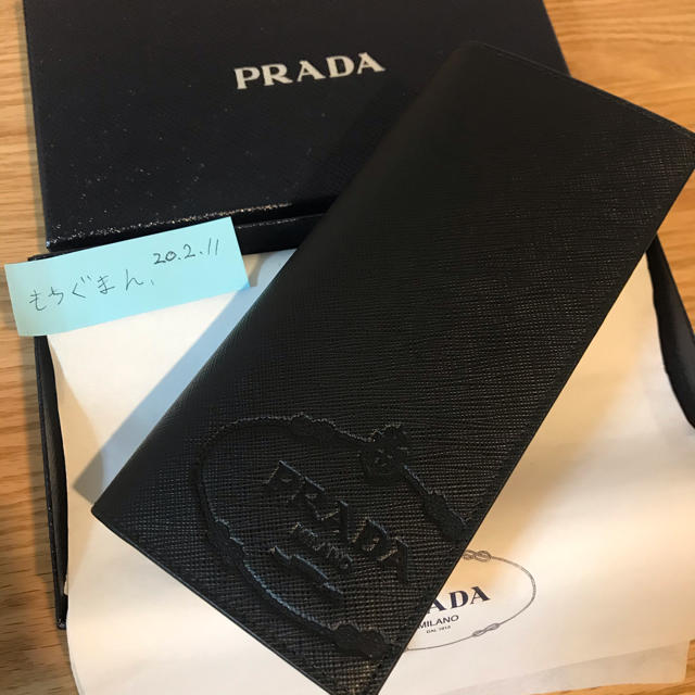 PRADA - プラダ 長財布 メンズ系の通販 by もちぐまん🐻's shop