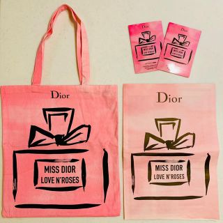 クリスチャンディオール(Christian Dior)の【Miss Dior】ミスディオール展覧会用 来場者限定トートバッグ(トートバッグ)