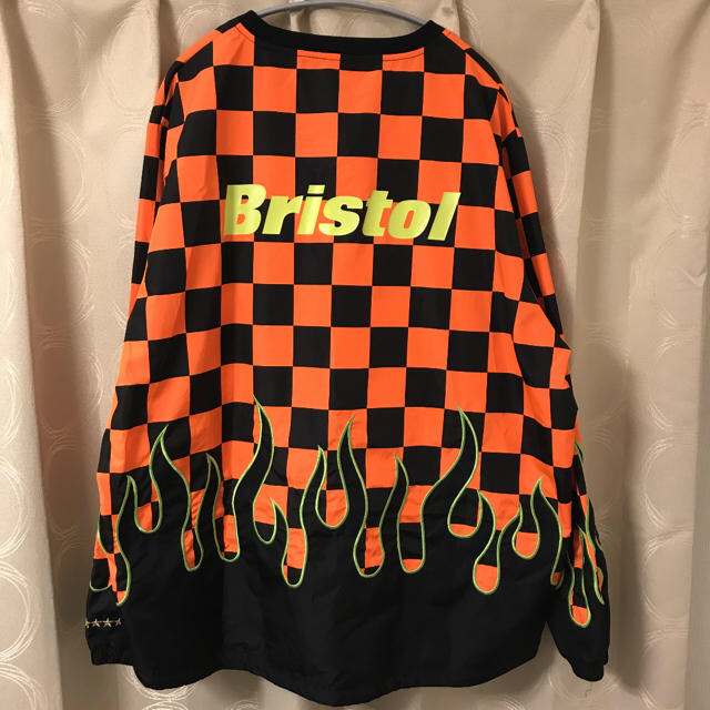 F.C.R.B.(エフシーアールビー)の【希少】F.C.Real Bristol CHECKER FLAME PISTE メンズのジャケット/アウター(ナイロンジャケット)の商品写真