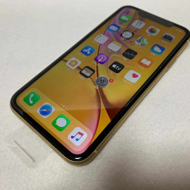 iPhone(アイフォーン)の新品未使用 SIMフリー iPhone XR 64GB イエロー スマホ/家電/カメラのスマートフォン/携帯電話(スマートフォン本体)の商品写真